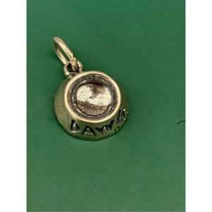Dog Bowl  Sterling Silver Jewelry Charm #dawg #pets